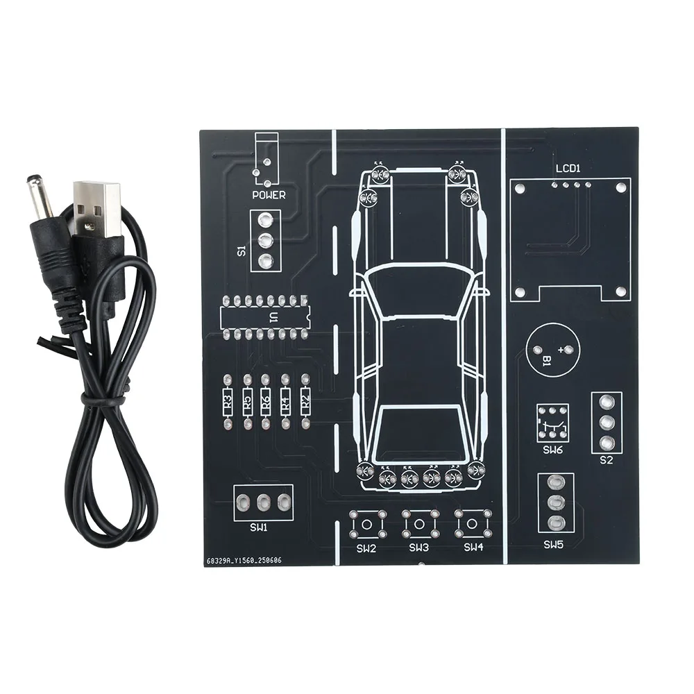 DIY Car Driving Simulation Soldering Practice Kit DC 5V Car Driver Simulator Solder Project for Students Learn