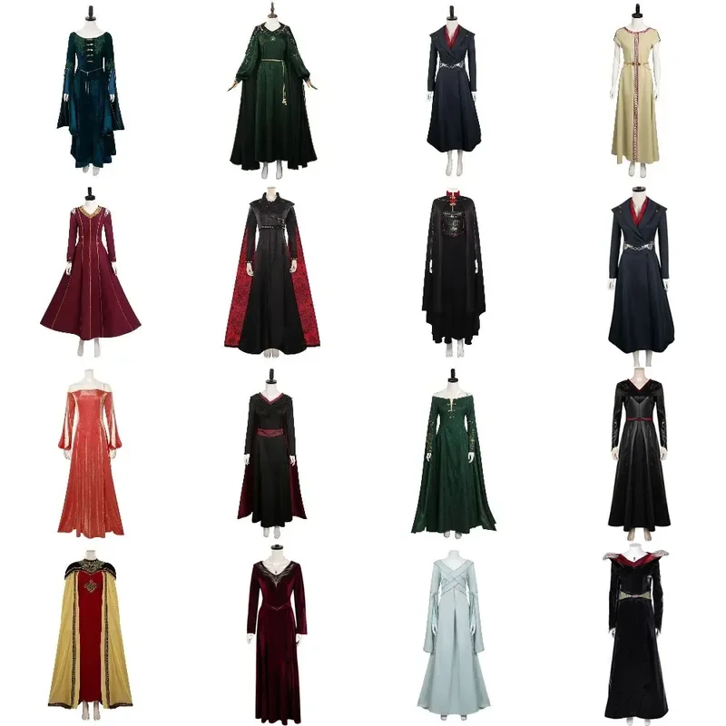 20 Style Princess Rhaenys rhaenyla cosplay dress suit Dragon 2 Cosplay houses costume disguise women wonderasia jeval outfit