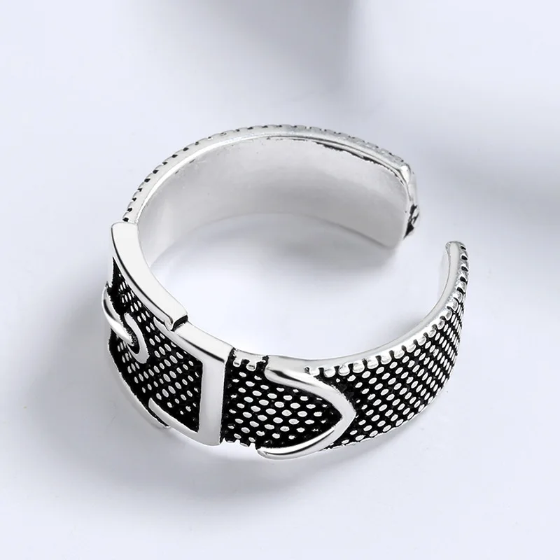 Punk Cool Hip Pop Belt Rings for Women Adjustable Open Finger Rings Man Party Gift 2023 image 5