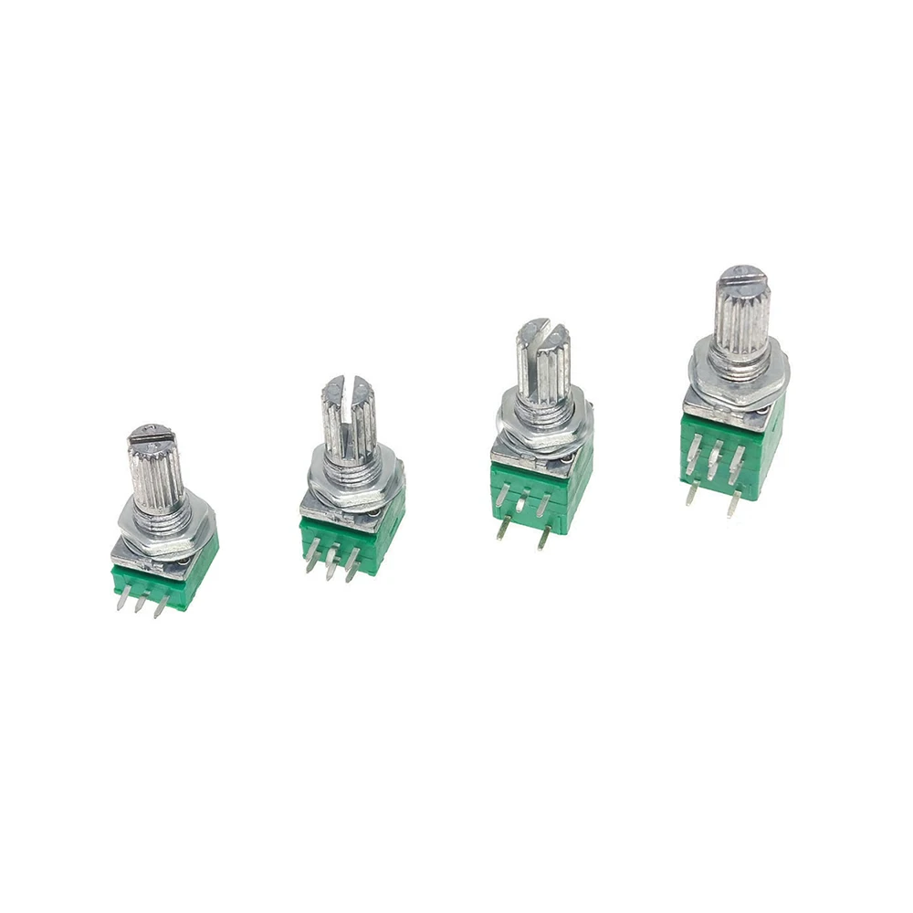 5PCS RK097NS RV097G RV097NS Audio Amplifier Sealed Potentiometer 3Pin 5Pin 6Pin 8Pin 15mm Shaft B1K B5K B10K B20K B50K B100K