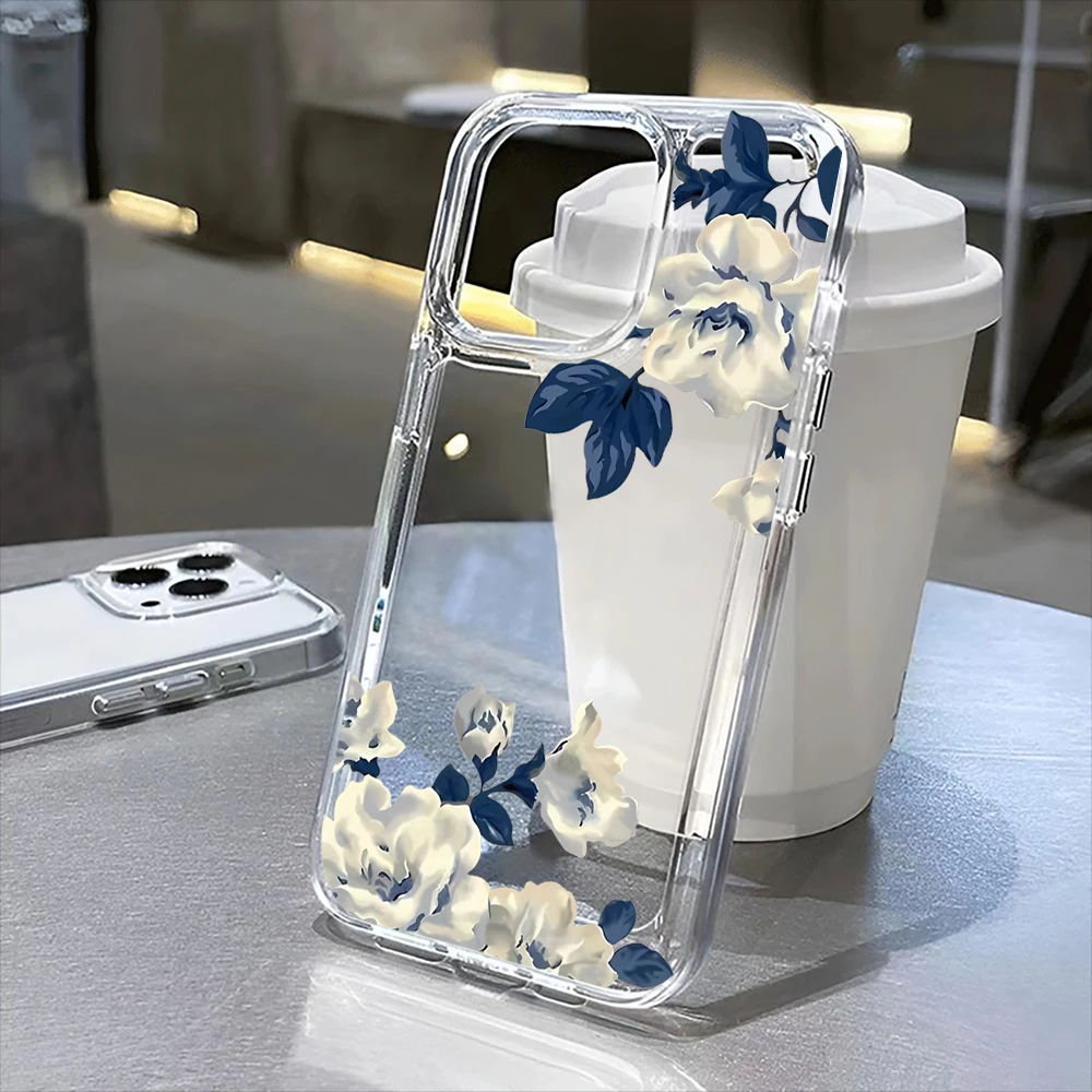 

Aesthetics New Clear Phone Case For iPhone16 16Pro 16Plus 15 14 14Pro 13 13Pro 12 11 Protection Shockproof and Dropproof Design