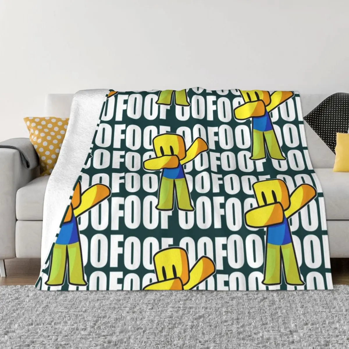 

OOF Meme Dabbing Dab Gift Hand Drawn Noob Throw Blanket Sofa Throw Blanket Luxury St Blanket Vintage Blanket decorative blanket