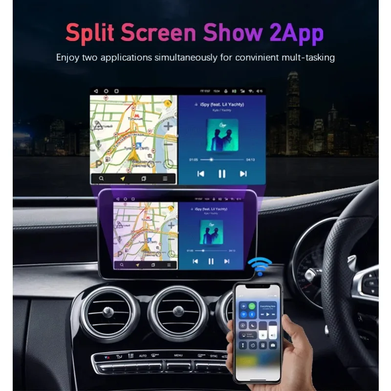 

Universal Elegent In-car Any Car Has Oem Wired Carplay Wireless Carplay Ai Box Universal USB Android 13