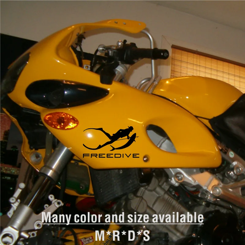 

Mult Size free dive vinyl car sticker waterproof cool waterproof removable decal self-adhesive car auto sticker