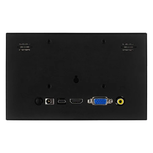 Imagen 2 del producto Pantalla portátil de 7 pulgadas, 1024x600 IPS LCD, compatible con HDMI, entrada VGA AV, Monitor de potencia CC tipo C para PC, portátil, cámara, TV Box RPI