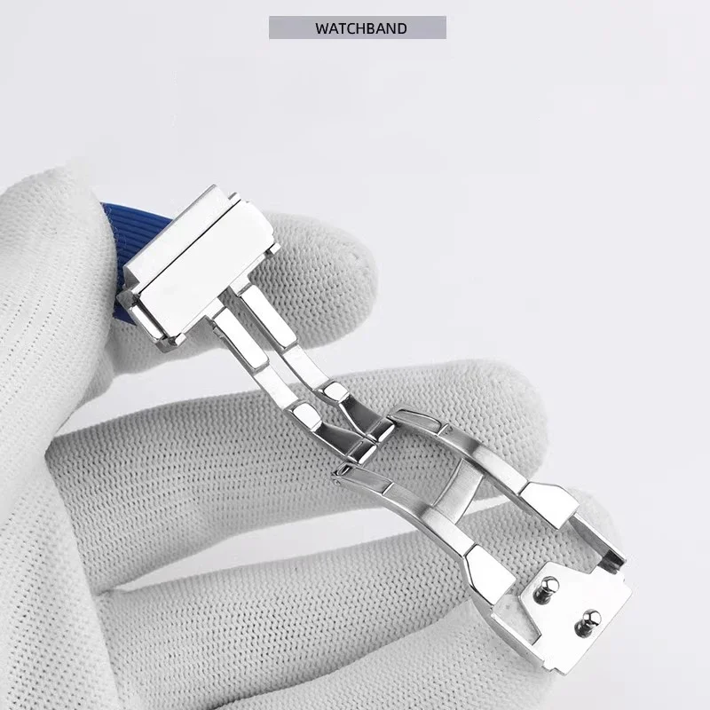 Мужской ремешок для часов 12 мм для Tissot PRX T137.407 T137.410, модный резиновый ремешок для суперплера, быстросъемный силиконовый браслет