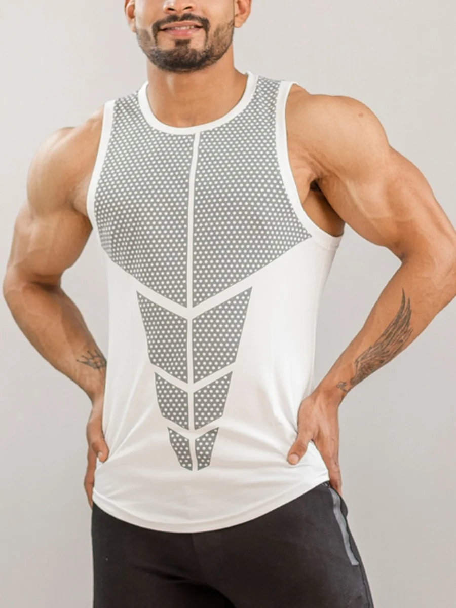 

Tanktop Set, Solid Men's Casual Comfy Vest Shirts For Summer, Men's Clothing Workout Vest Tshirt Top