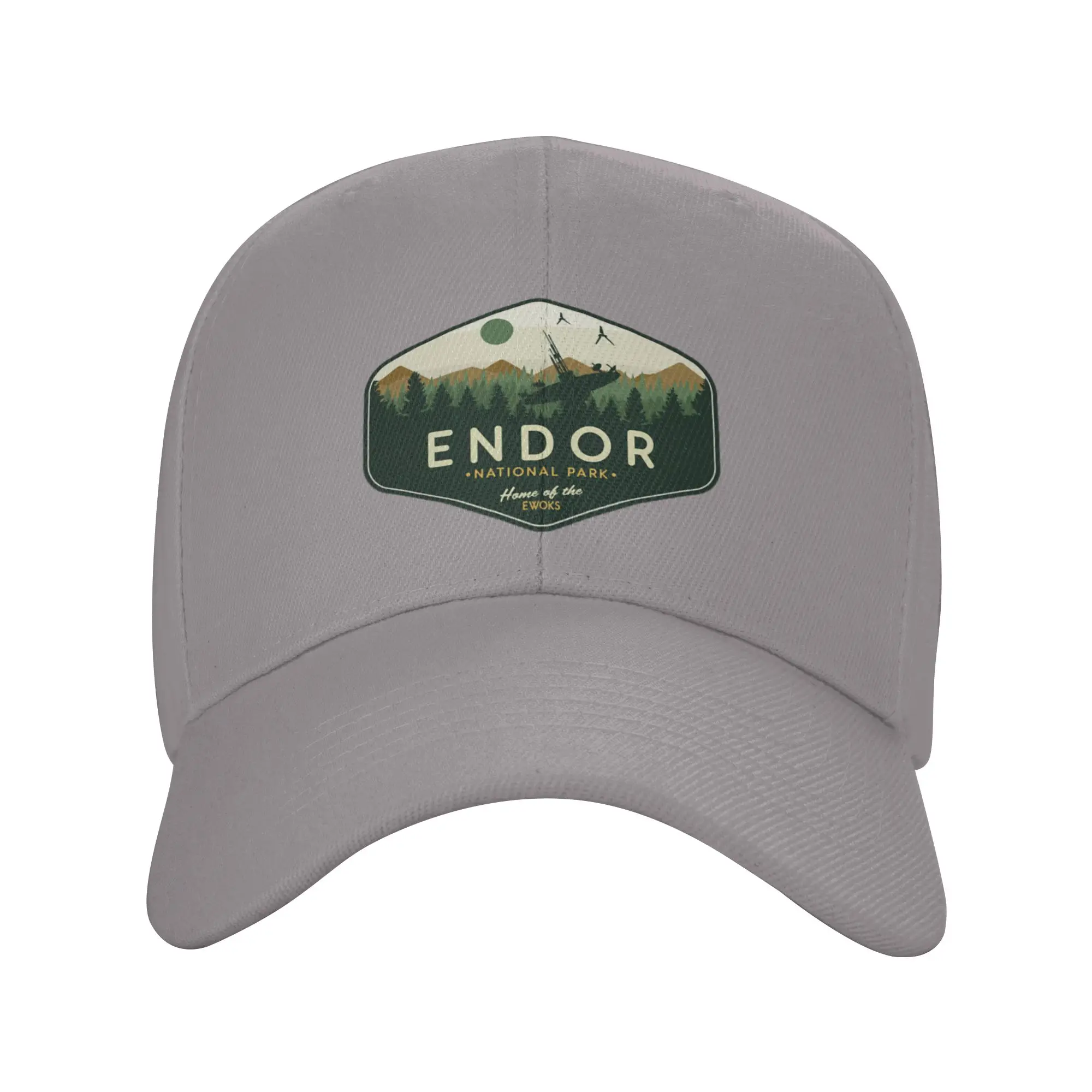 Endor National Park  Home of the Ewoks Trendy Baseball Cap Mountain Climbing Metal Buckle Trucker Cap