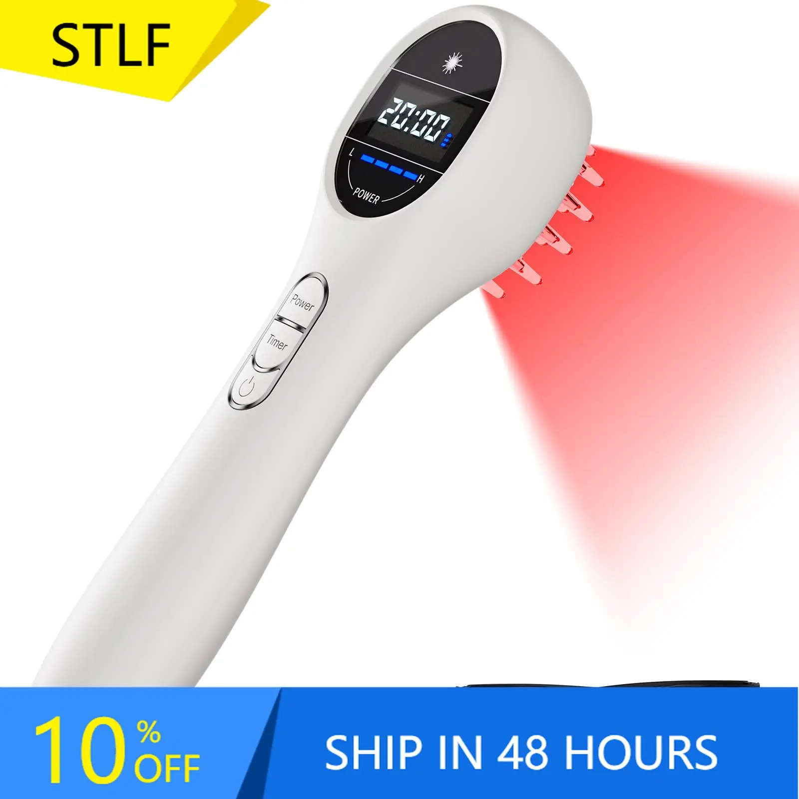 

STLFRed Light Comb Near Infrared Light Hair Growth Scalp Massager Hair Comb