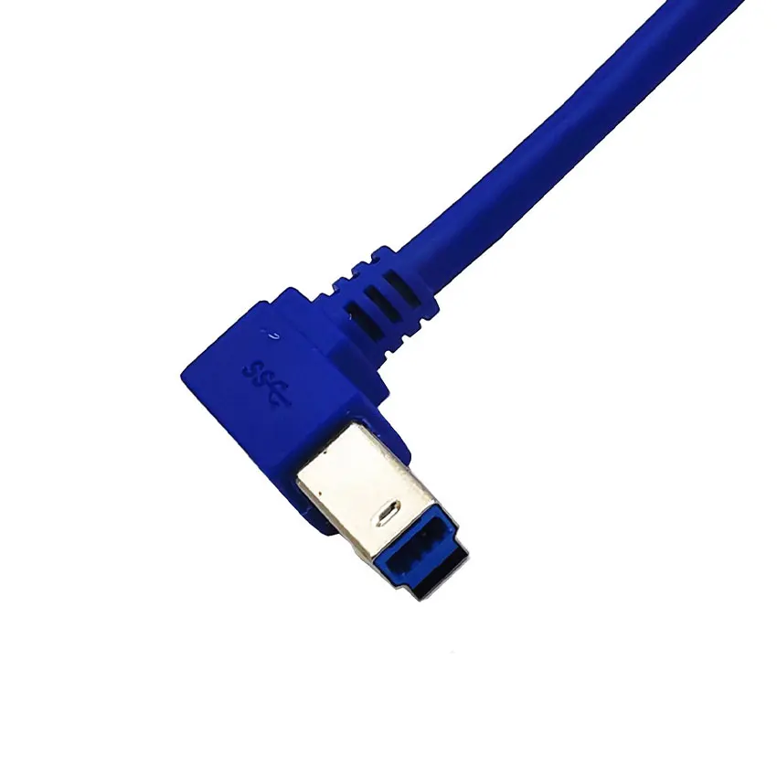 90 Degree Angled USB 3.0 A Male AM to USB 3.0 B Type Male BM USB3.0 Cable For printer scanner HDD