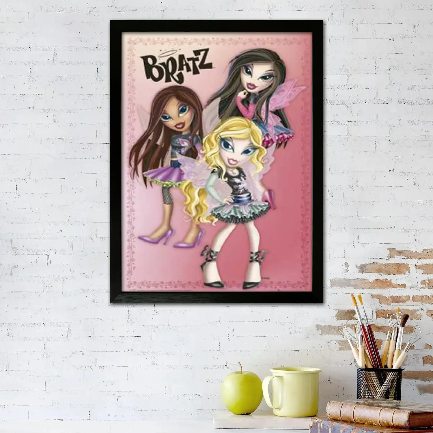 bratz Canvas Art Poster and Wall Art, Picture Print, Modern Family Bedroom Decor,Decorative painting