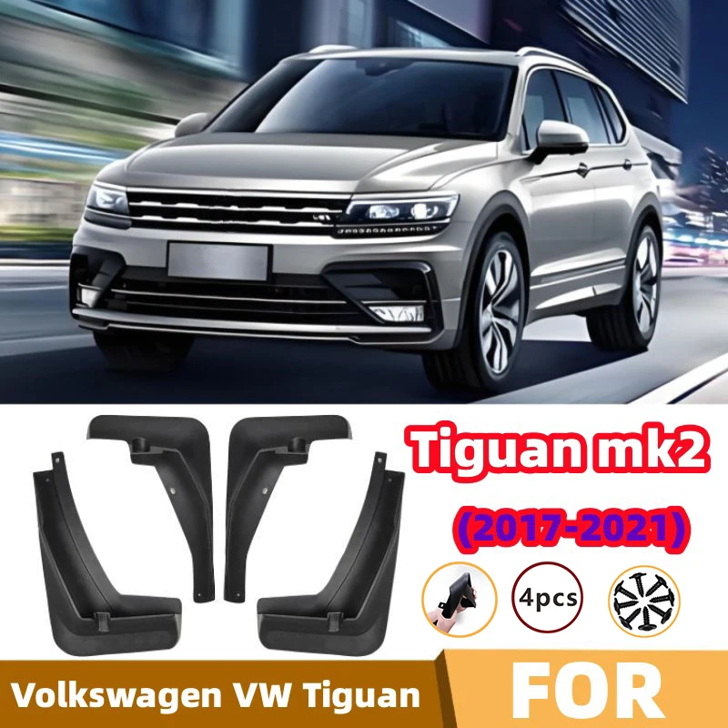 Schmutzfänger für Volkswagen VW Tiguan Allspace 2018-2023 Hybrid PHEV GTE Spritzschutz Kotflügel Auto-Außenzubehör