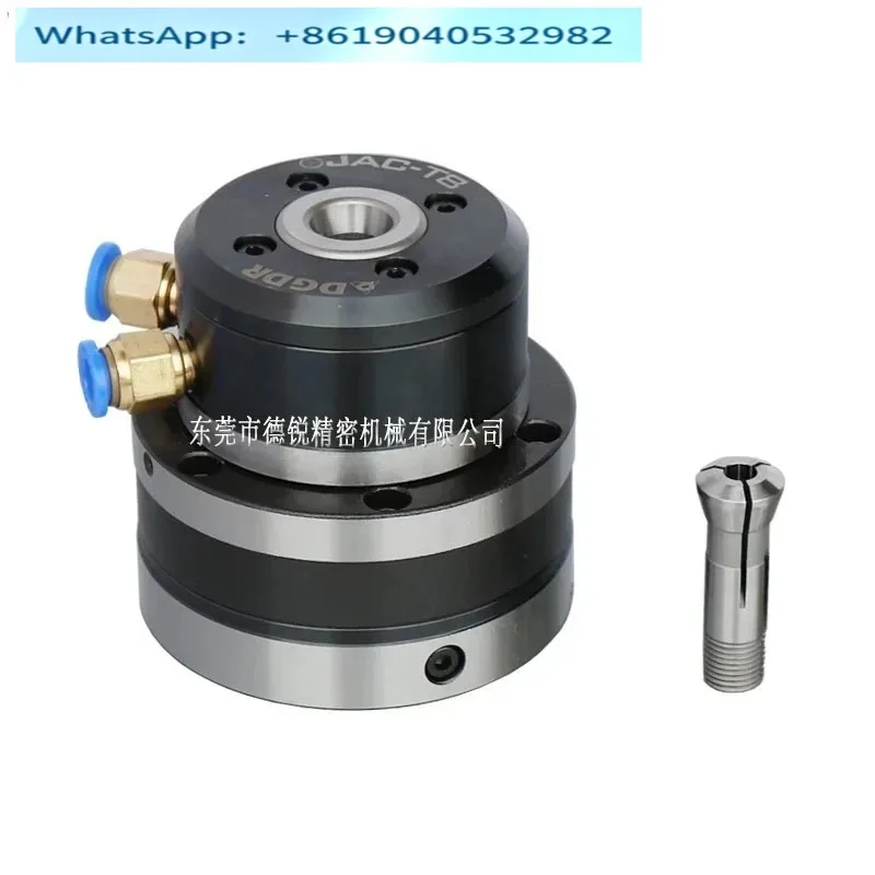 JAC-T8/5C-D small pneumatic rotary chuck, high-precision mini air pressure rotary chuck