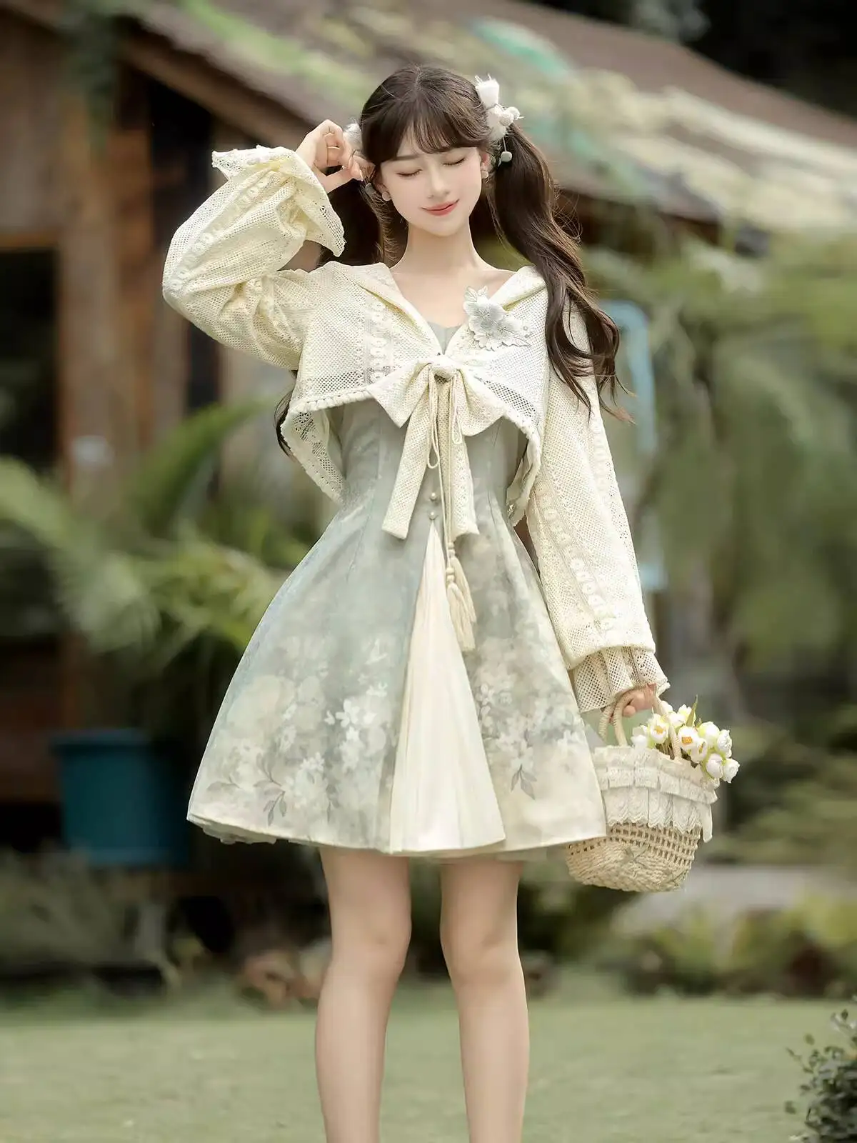 Nuevo vestido de tirantes finos de estilo chino conjunto de dos piezas vestido falda Fiesta carnaval Halloween Cos Cosplay