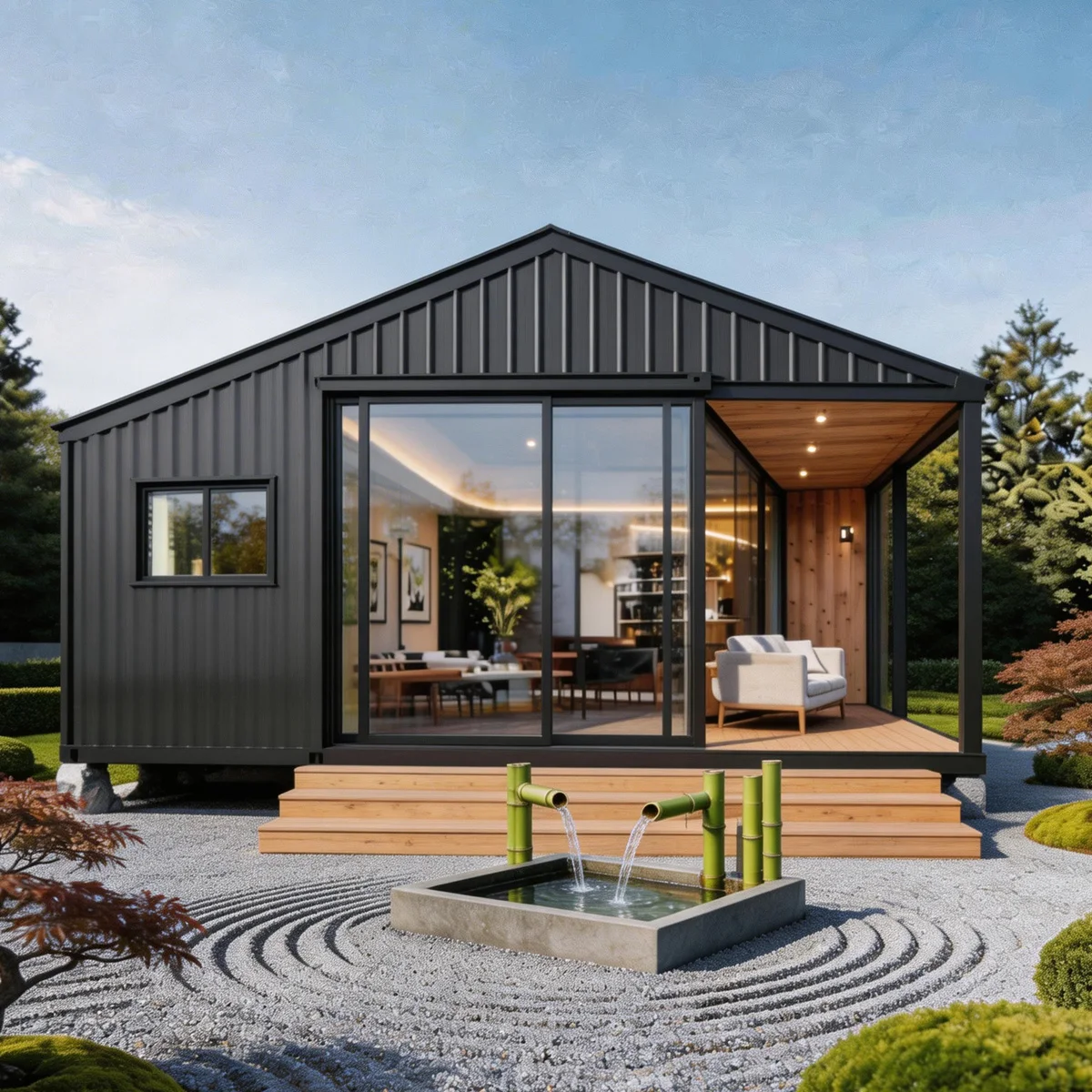 Prefab Cheap Container Module House 20ft 2 Bedroom Prefabricated Modular Container House  with Solar Power