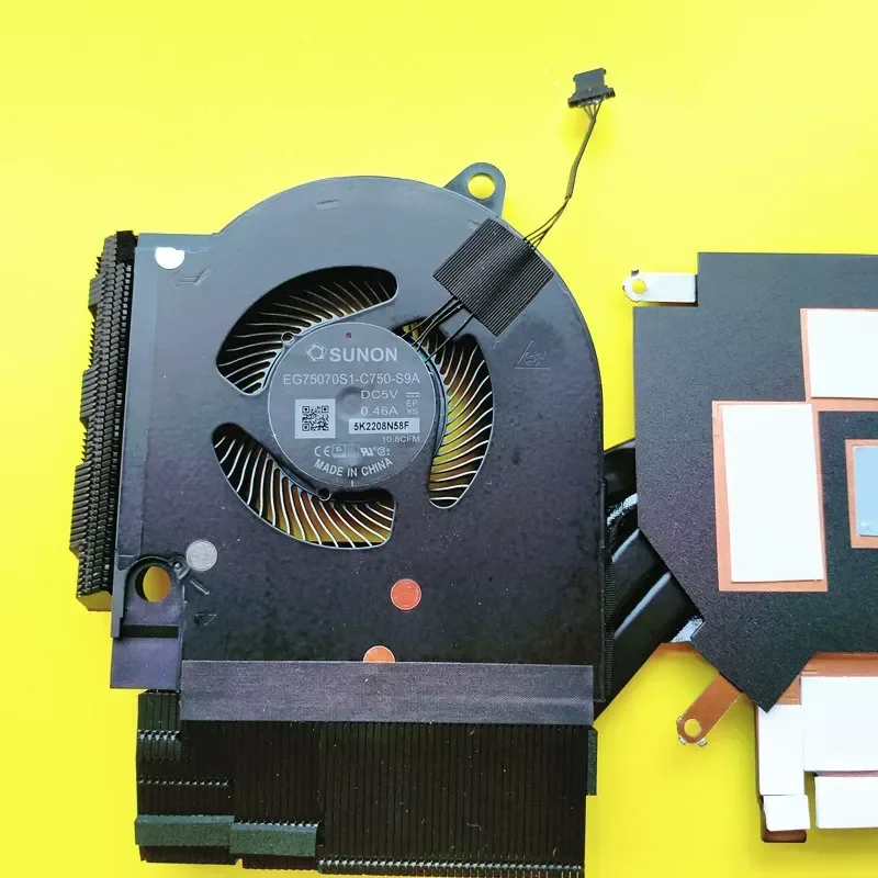 New Original Radiator Module with Copper Tube Fan for Dell G15 5525 AMD 01FM26
