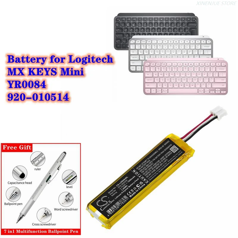 MX KEYS Mini 전용 배터리 3.7V/1050mAh, YR0084 호환성 완벽한 성능 검증 리뷰