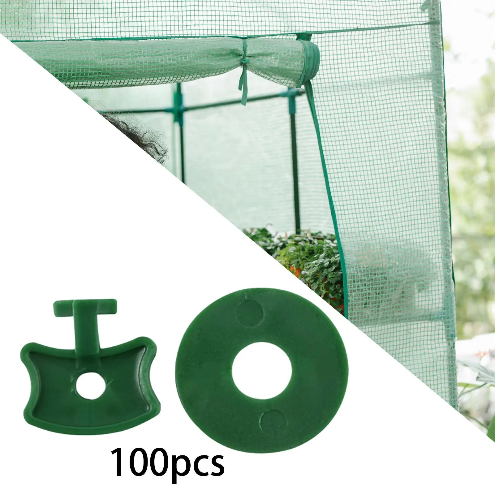 

200/Set Plastic Greenhouse Fastener Twist Clamp for Bubble Wrap Sunshade Net