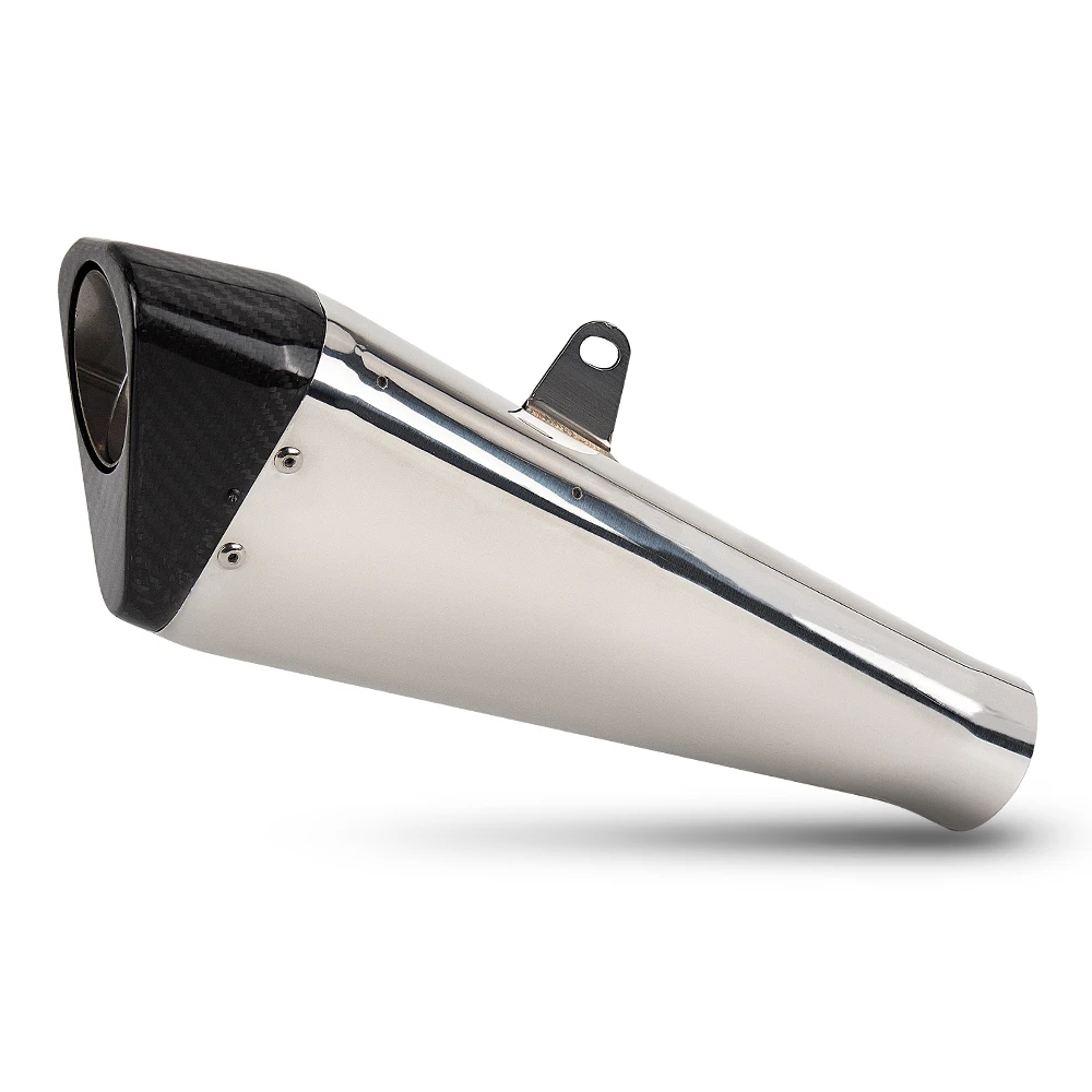 

Универсальный 57 мм мотоциклетный выхлопной модифицированный хвостовой трубы, карбоновый глушитель для S1000RR S1000R Suzuki Hayabusa GSXR1300 CBR650R Z900 RSV4