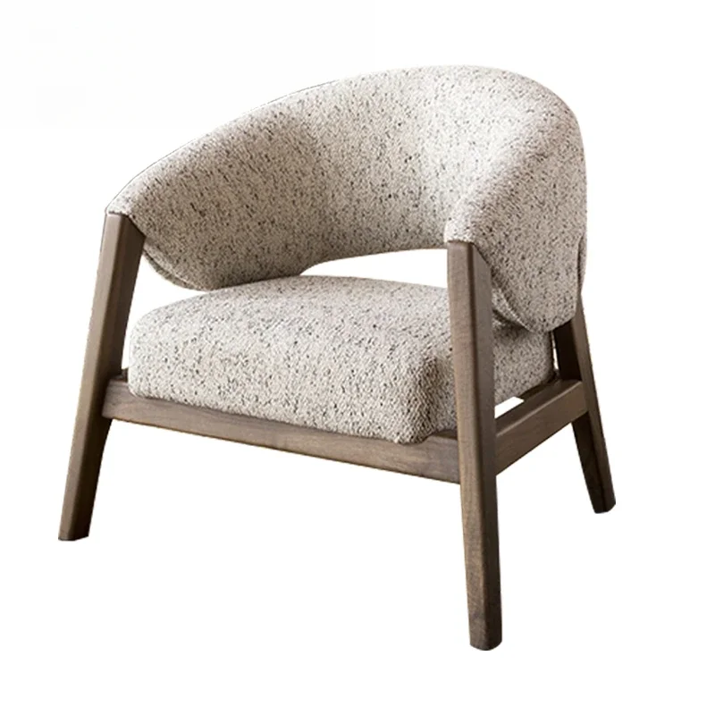 Silla minimalista y moderna para hotel, sillón italiano de lujo para ocio, respaldo individual, sala de estar, diseñador, ventas, oficina, recepción, negociación