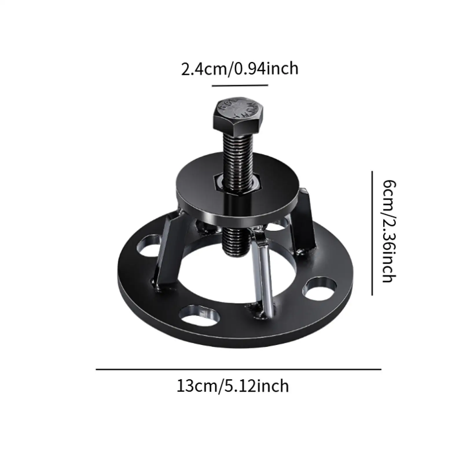 Carbon Steel Tricycle Hub Brake Drum Removal Tool Efficient Wheel Bearing Puller for Front Axle Repair