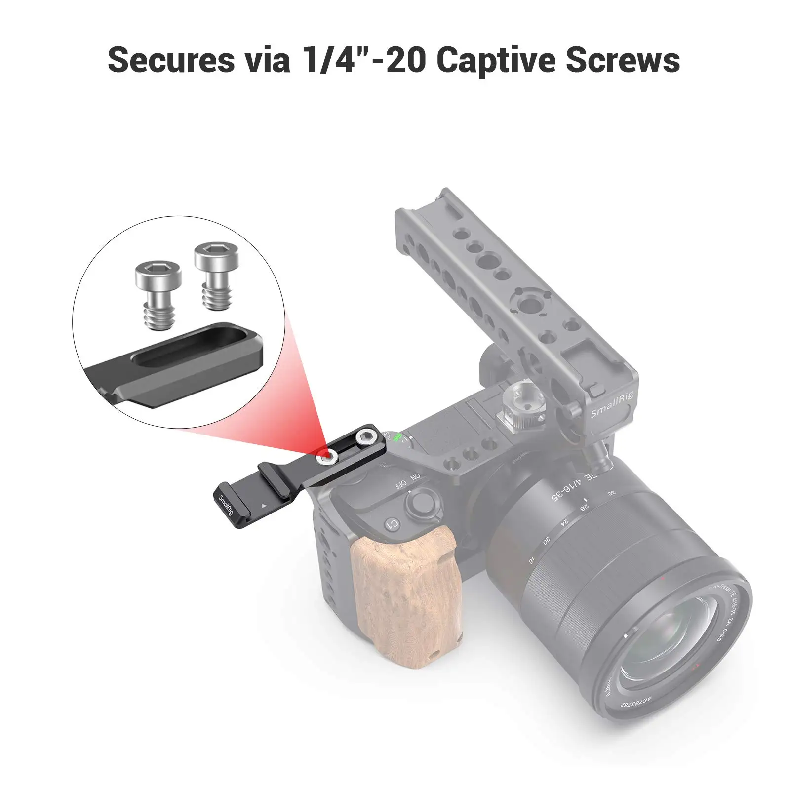 Удлинитель для холодного башмака SmallRig, аксессуары для микрофона EVF и камеры-2879