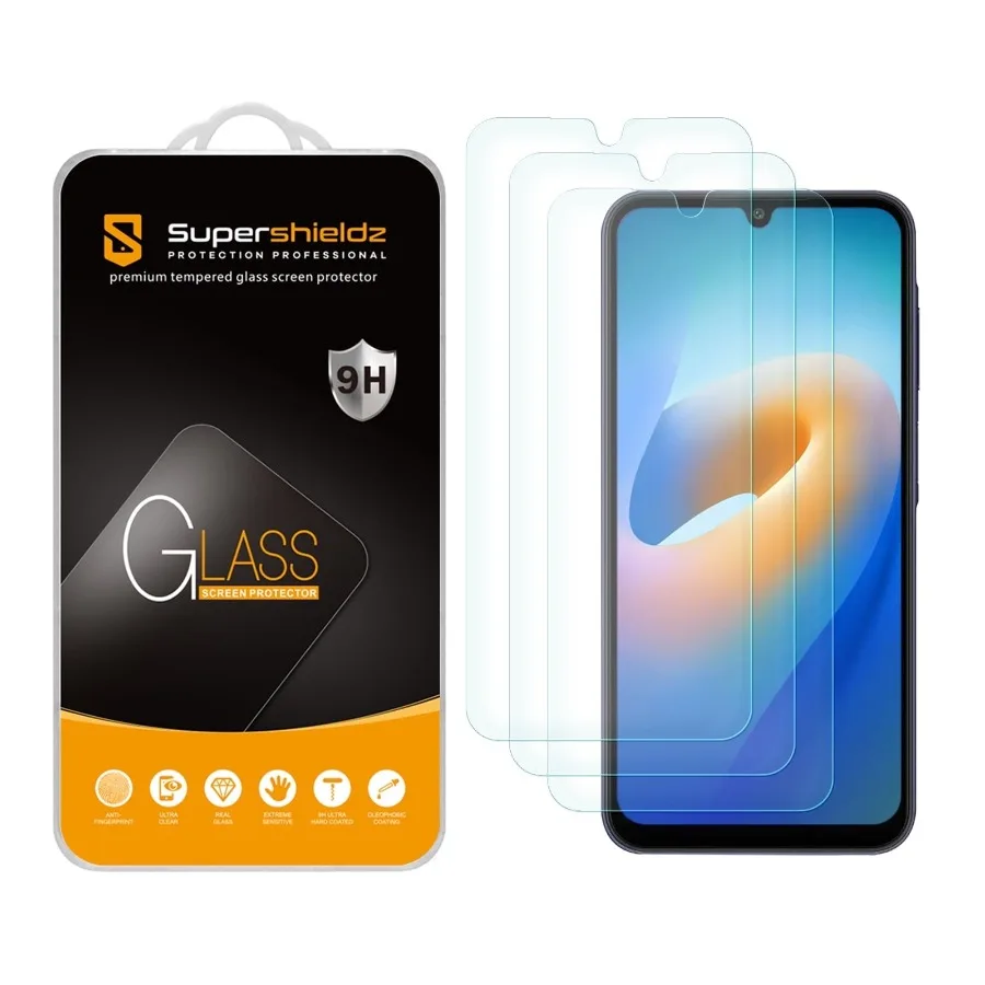 3 Pack Designed for Samsung Galaxy A26 Tempered Glass Screen Protector, Anti Scratch, Bubble Free