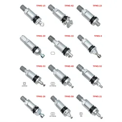 4pc TPMS Aluminum alloy Tire Valve Stem Service Replacemen for Tyre Pressure Monitoring System Sensor Repair kit for Geely Chevy