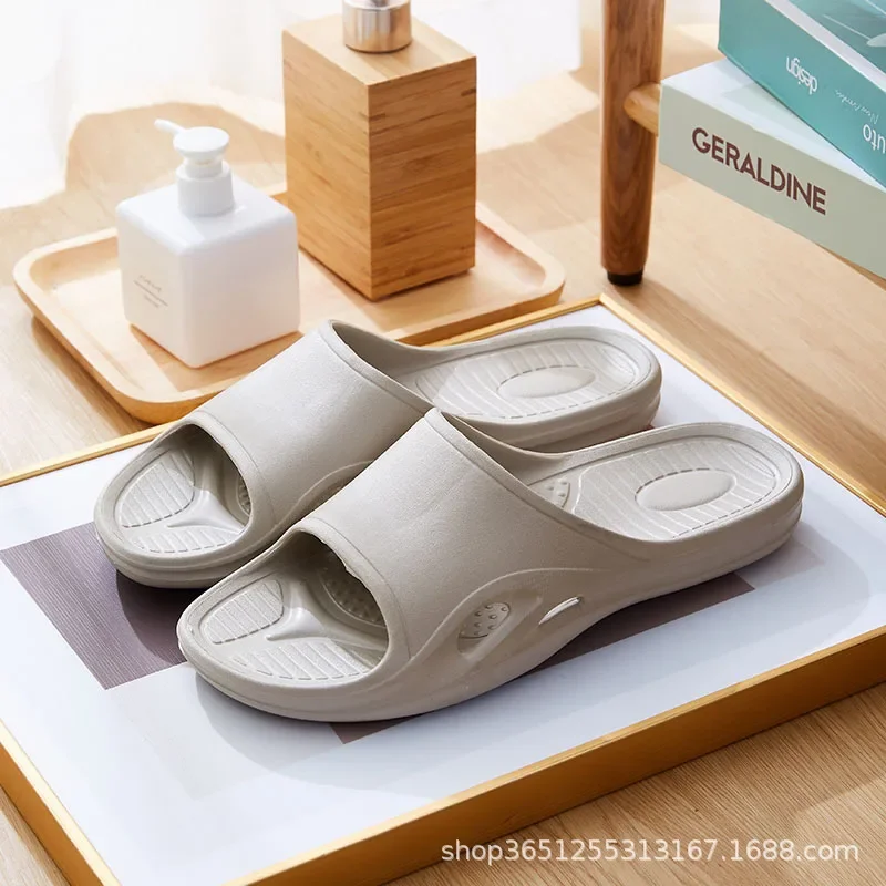 

Нескользящие шлепанцы из ЭВА для женщин и мужчин, летние домашние и уличные домашние тапочки с поддержкой свода стопы, сандалии для душа в ванной комнате