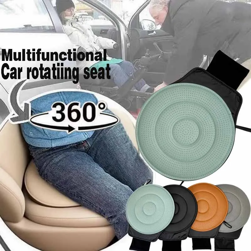 Neues Stanzen 360° °   Rotierendes Autositzkissen für schwangere Frauen, ältere Kinder, multifunktionales Schwamm-Sitzkissen, Autodekorationen