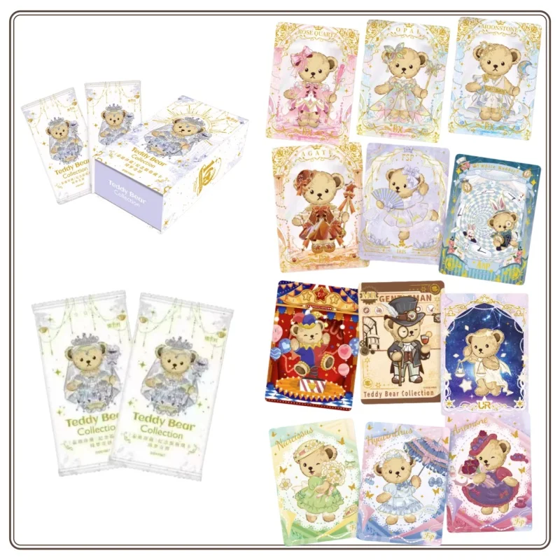 new-original-cardfun-teddy-bear-collection-card-commemorative-edition-special-pack-teddy-bear-anime-peripheral-collection-gift