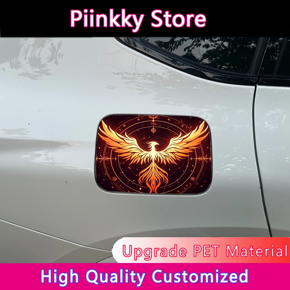 Animal Phoenix Waterproof Car Fuel Tank Cap Sticker Sunscreen Decal Car Stickers Decal Sticker