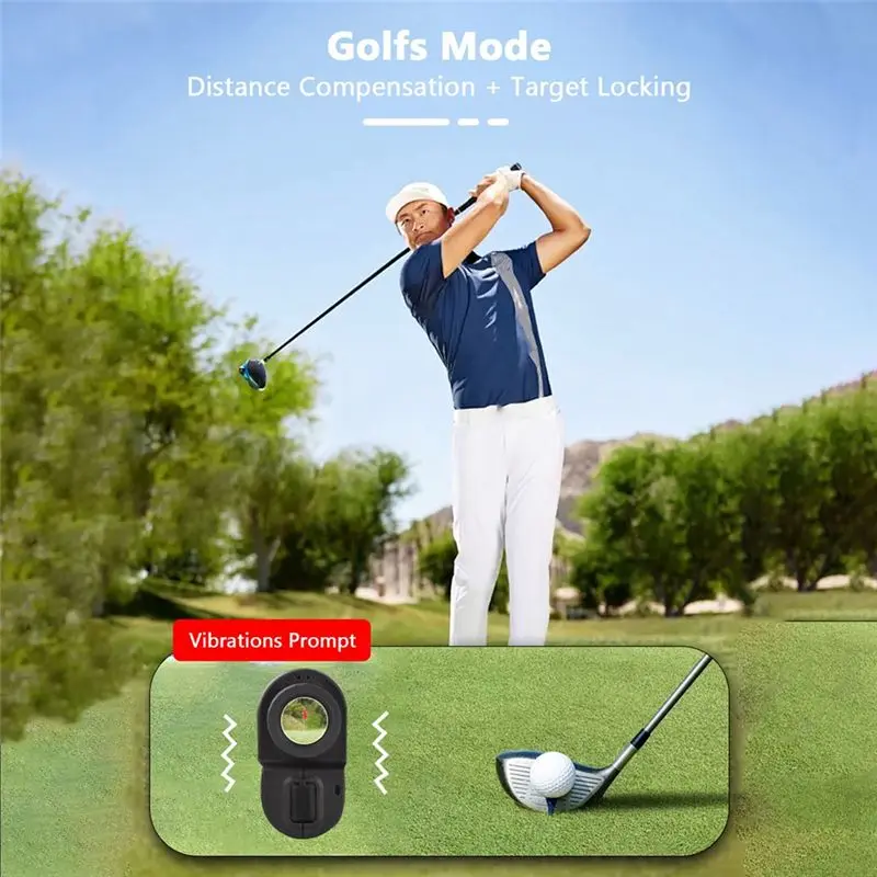 Superior-Golf Course Range Finder 1800M 6X Magnification 4 Modes For Precise For Golfing Distance Measurement
