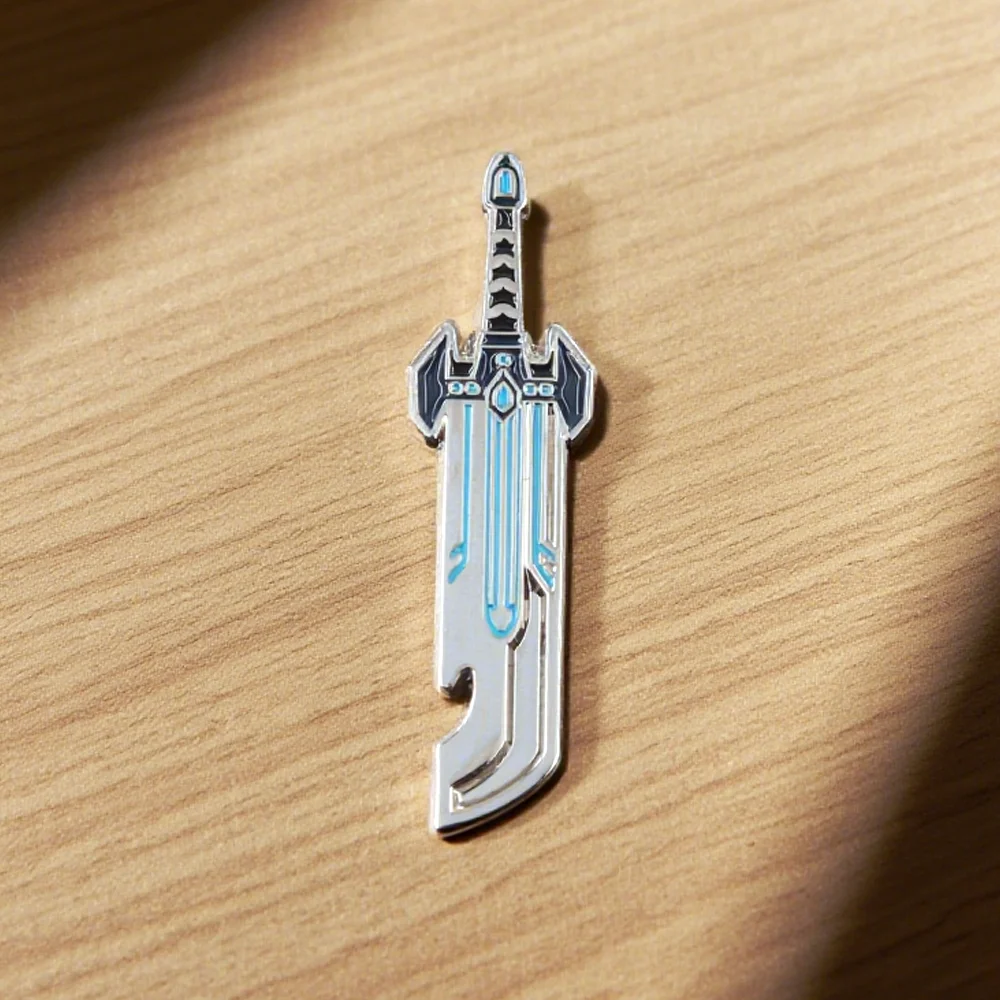Sword Of Daylight Esmalte Pin Trollhunters: Cuentos de Arcadia Jim Lake Jr Espada Insignia Aventura Animación Periférica