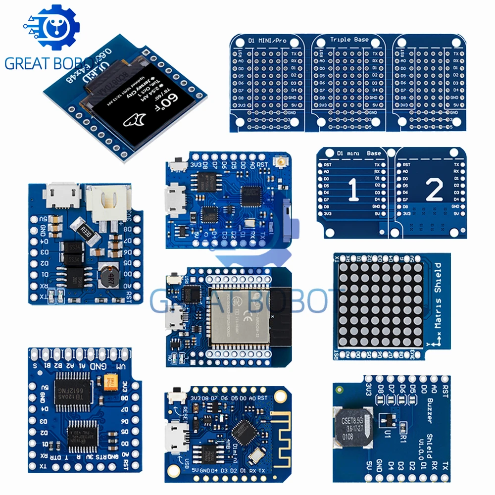 ESP8266 D1 Mini Pro WiFi Start - đánh giá và giá D1 Mini Pro