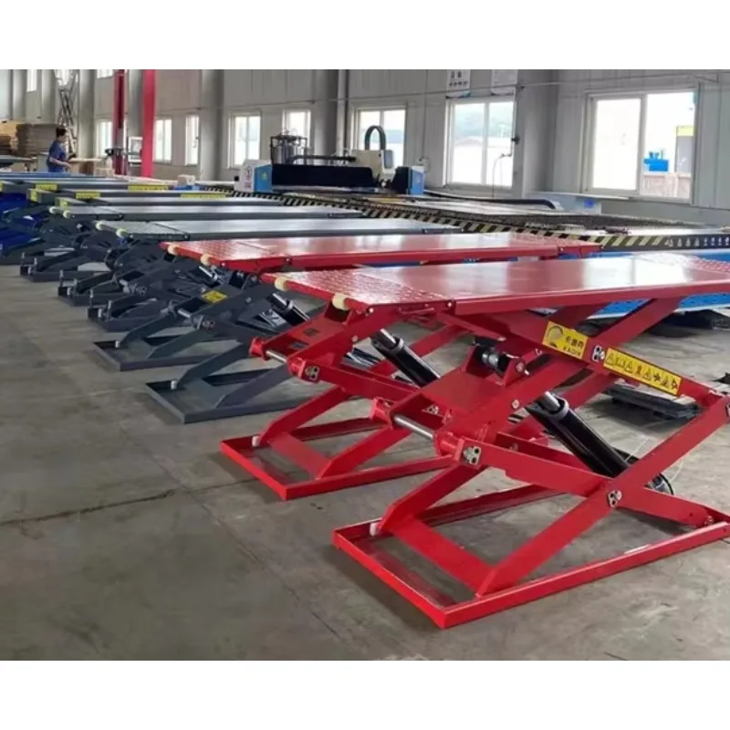 Ground lift 3500kg/4000kg ultra-thin scissor type, CE certified