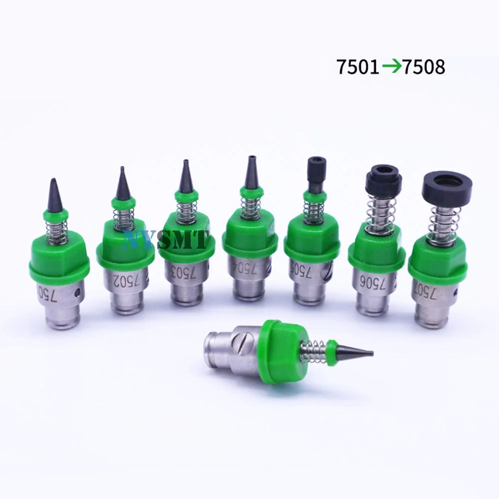 SMT Juki Nozzle 7500 7501 7502 7503 7504 7505 7506 7507 7508 ASSY untuk JUKI RS-1 Mesin Pick And Place Mesin SMT Nozzle Core