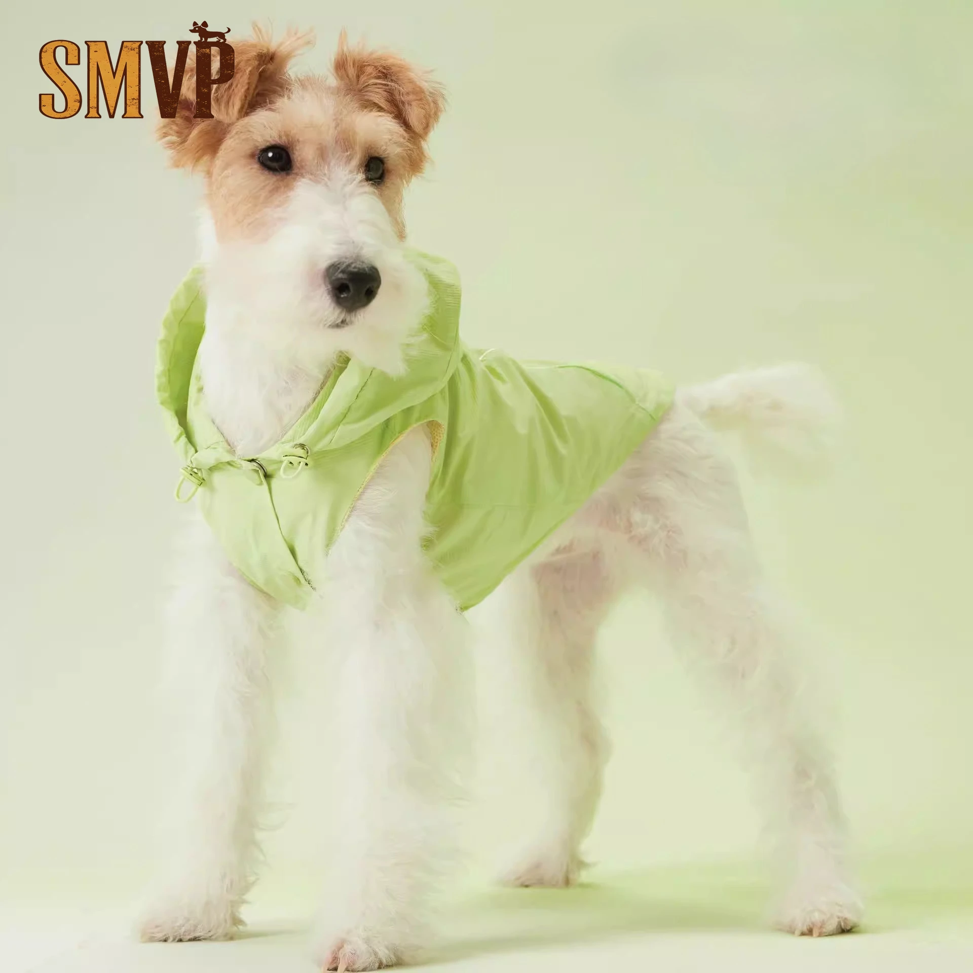 

Весенне-летний зеленый легкий и прохладный солнцезащитный жилет с капюшоном для кошек и маленьких собак: Освежающая и энергетическая одежда для питомцев