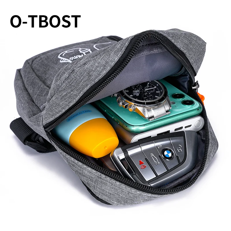 O-TBOST Stylish Men\'s Chest Bag for Cycling - Crossbody Bag 2024 New