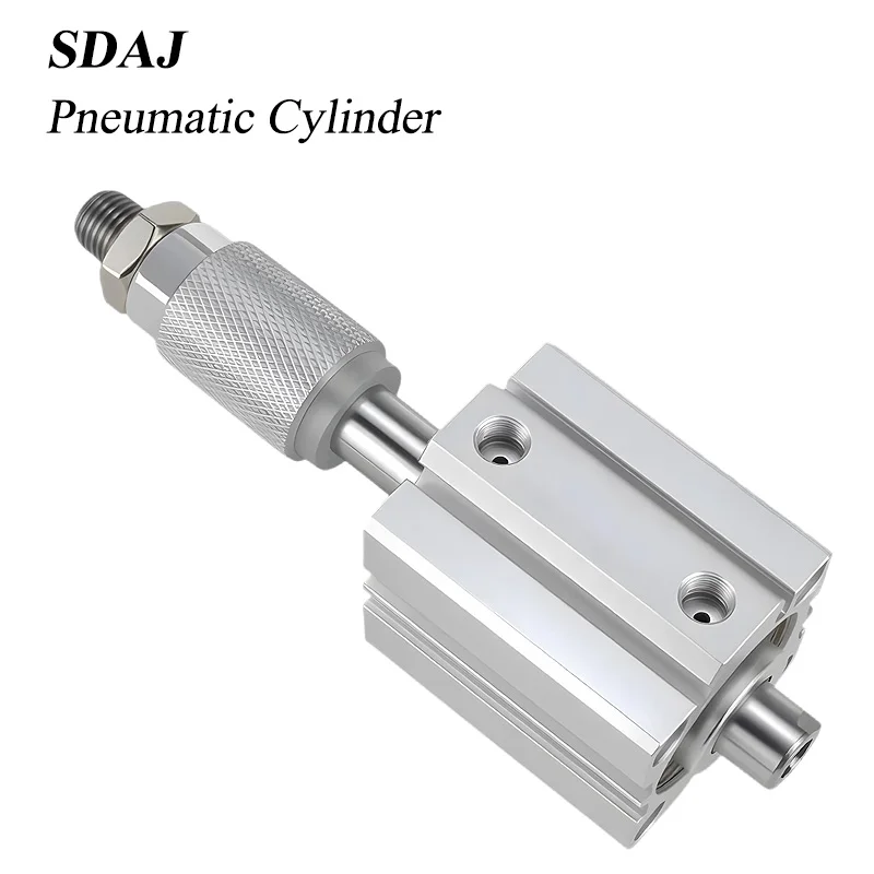 SDAJ 20/25/32/40/50/63/80/100*10-10/20-20/30-20/75-50/100-50 Pneumatic Cylinder Dual Axis Reciprocating Type Adjustable Stroke