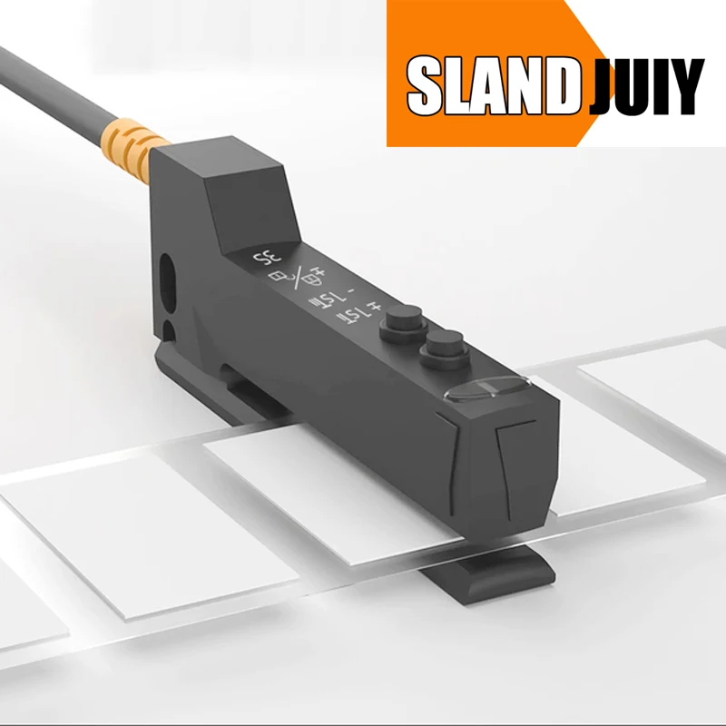 Europe Style Optic Label Sensor DC12-24V 4-wires NPN.NO.NC. Labeling Machine Transducer