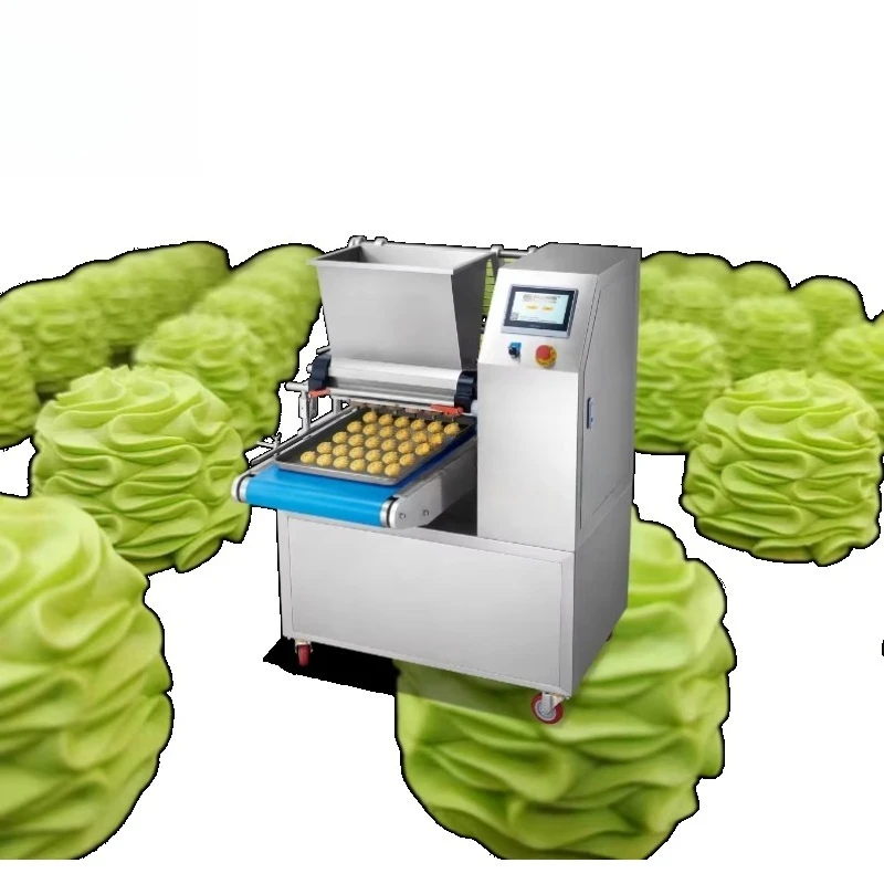 Automatic Cookie Depositor Machine, Wire Cut Biscuit Making Equipment for Bakery Use