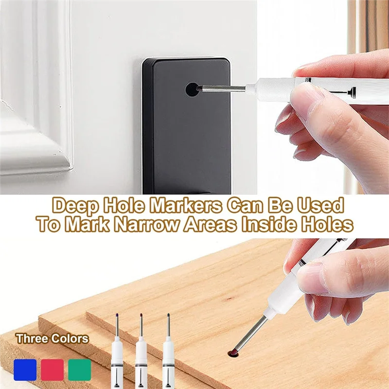 A76F-Mechanical Carpentry Pencil Set Graffiti Marking Tools Suitable For Carpenters, Construction Workers Durable