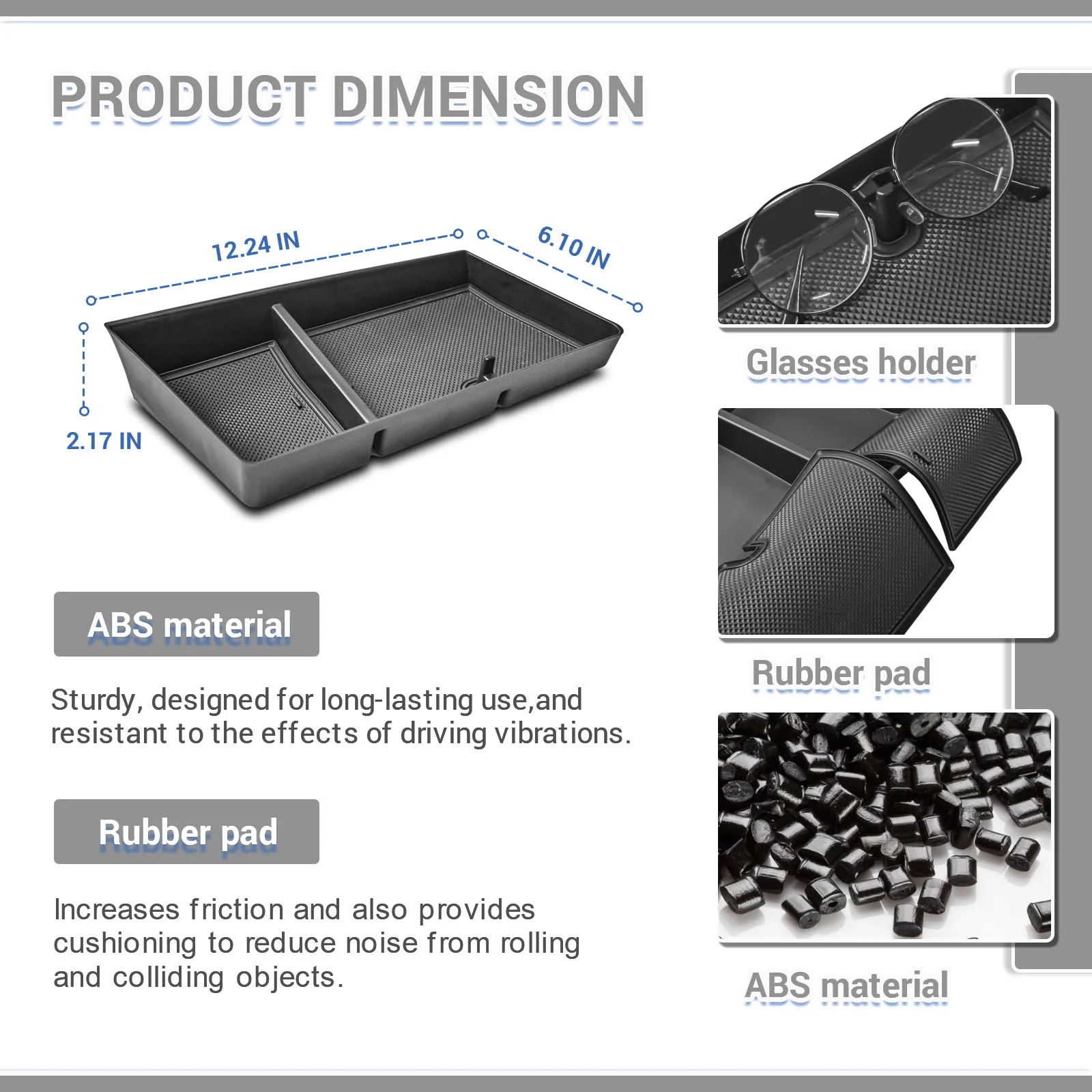 لوحة القيادة التخزين درج منظم ل 2024-2025 تشيفي تراكس 11 بوصة شاشة عرض شنت حامل داش مجلس تخزين الملحقات
