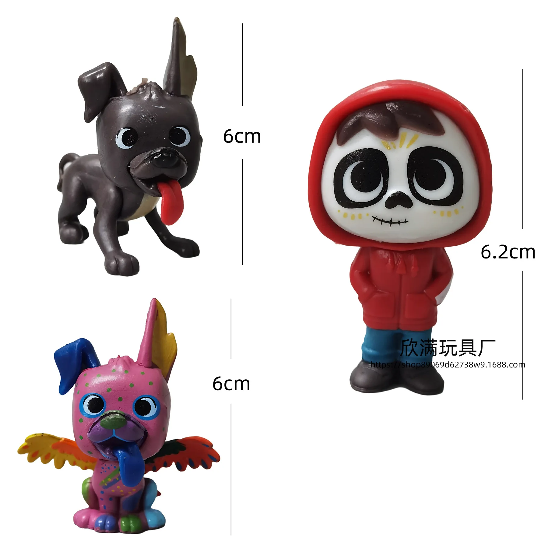 Disney Coco Movie 8 pz/set 6-9cm Action Figure Anime Mini Decoration Collection Figurine Toys Model For Children Gift