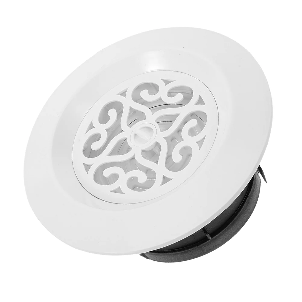 Air Outlet Round Ceiling Vent Cover Soffit Wall Mount Vents Exhaust Central Conditioning