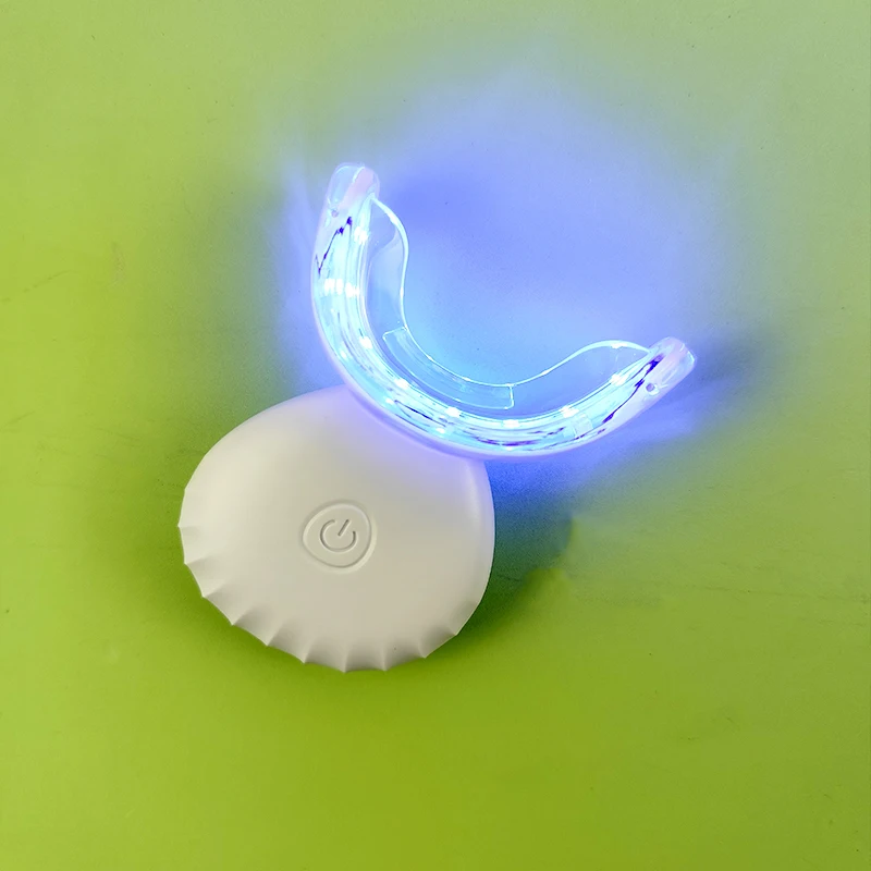 Handheld USB Rechargeable Wireless LED Teeth Whitening Machine Portable Waterproof Oral Care Lamp Set for Teeth Brightening