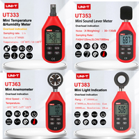 UNI-T UT353 UT383 UT363 UT333 Mini Illuminance Meter Portable Noise Tester Digital Thermometer Hygrometer Anemometer LCD