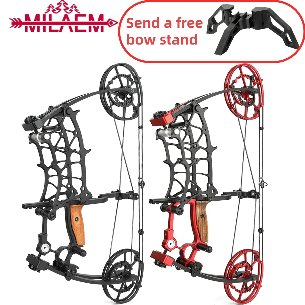 1set Dual Purpose Compound Bow 45-70lbs Speed 380FPS Steel Ball/Arrow Send A Free Bow Stand Shooting Hunting Archery Accessories