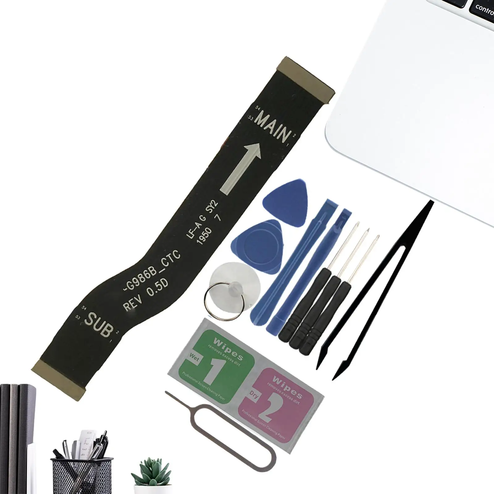 

Комплект гибких кабелей для подключения материнской платы LCD, набор соединительных кабелей, прочный модуль для замены для мобильного телефона S20 Plus G986U G986B